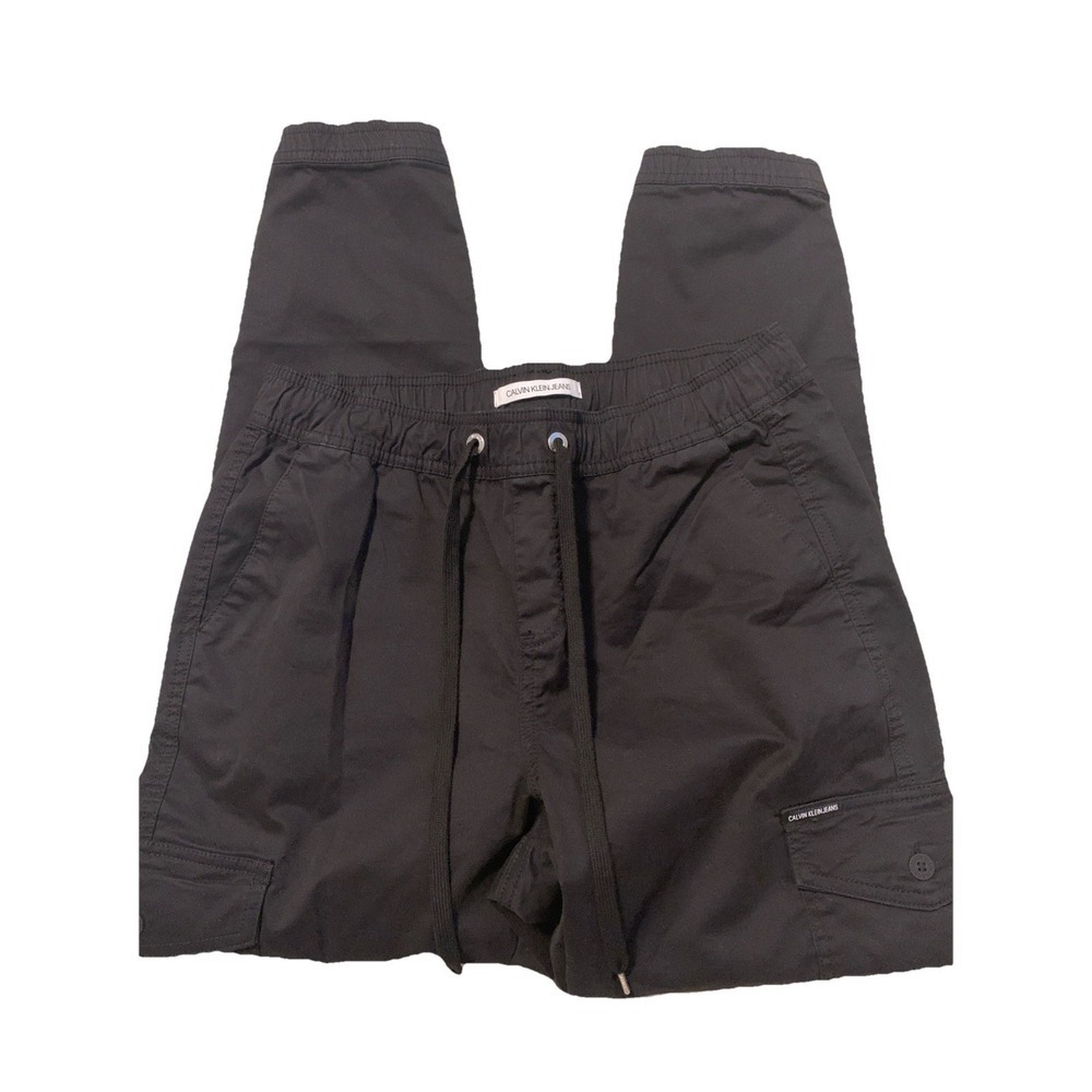 Calvin Klein women's cargo pants, black, size M - Picture 3 of 4